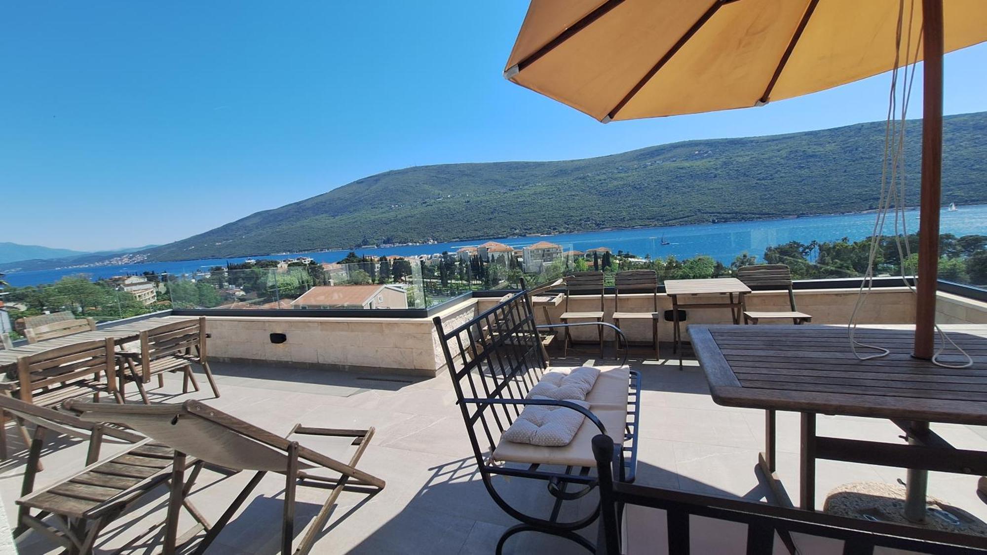 Apartmán Porto Vista Penthouse Kumbor Exteriér fotografie